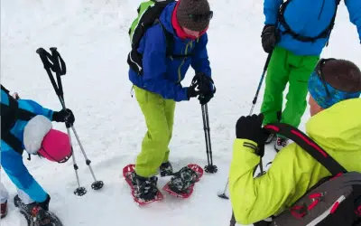 Equip bàsic per practicar raquetes de neu